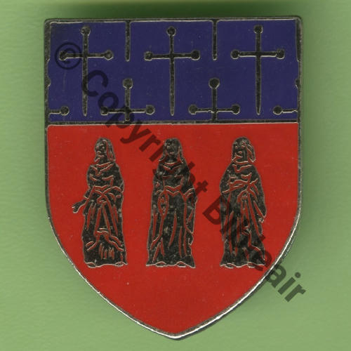 A0991 ESC CALIBRATION 57 COMMERCY VILLACOUBLAY  DrP+Bol allonge Dos argente Guilloche DrP lateral droit Src.Y.GENTY 